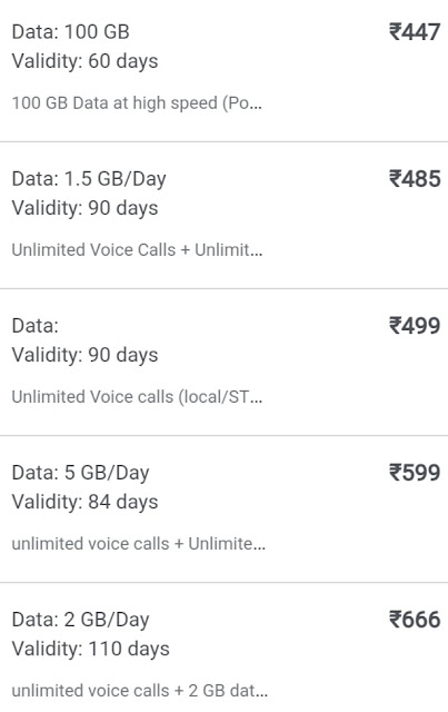 bsnl 4g recharge plan